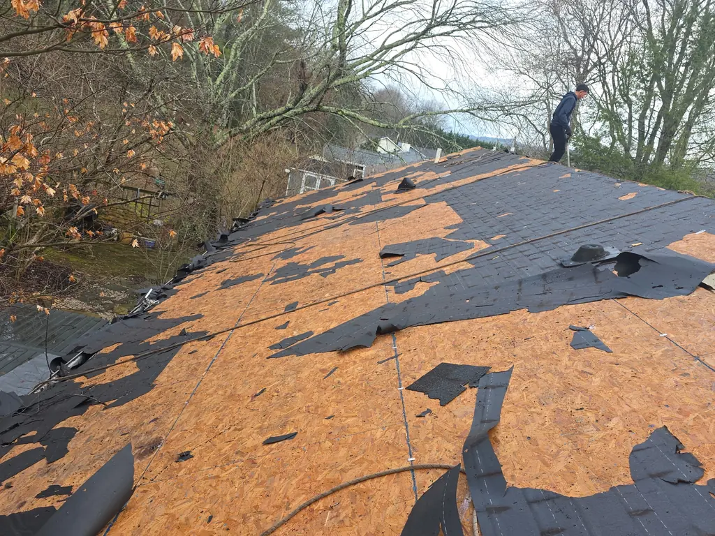 Completed roofing project in Maryville, Tennessee