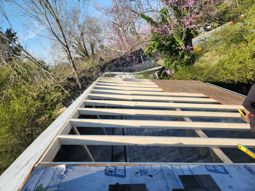 Roofing project by Legacy Construction in Knoxville, Tennessee